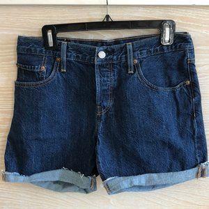 Levi's 501 Shorts - Medium Blue - 27
